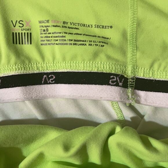 VSX Victoria’s Secret Sport Tank Neon Green XS - Picture 4 of 5